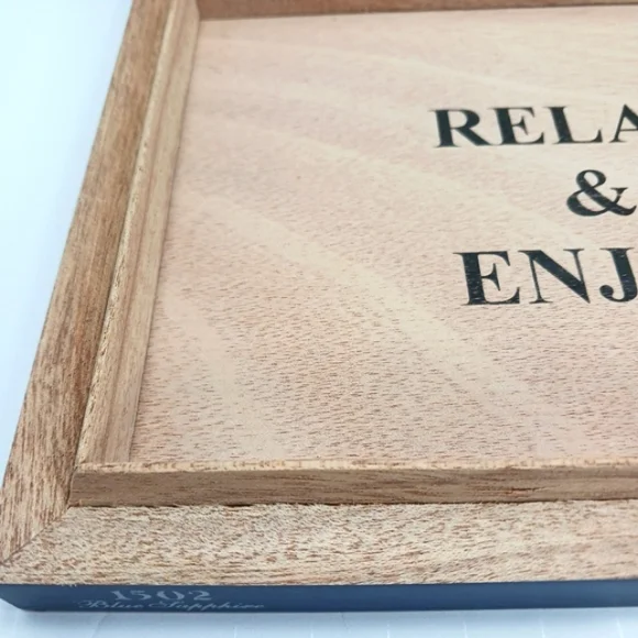 Premier CIGAR BOXES Lot of 3 Blue & Brown Suave Accents/Storage EUC - Picture 10 of 14